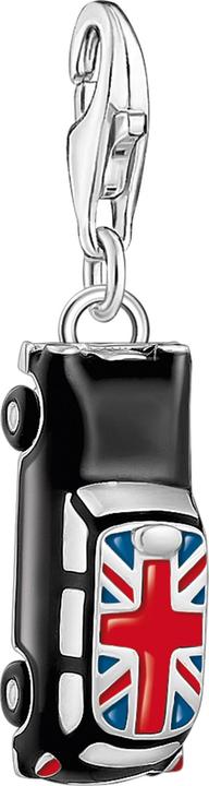 Produktbild Thomas Sabo Charm-Anhänger London Taxi mit Union Jack Silber (925er Silber, Emaille)