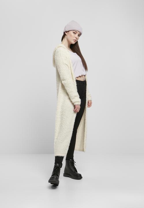 Actual product image Urban Classics Ladies Hooded Feather Cardigan (3XL)