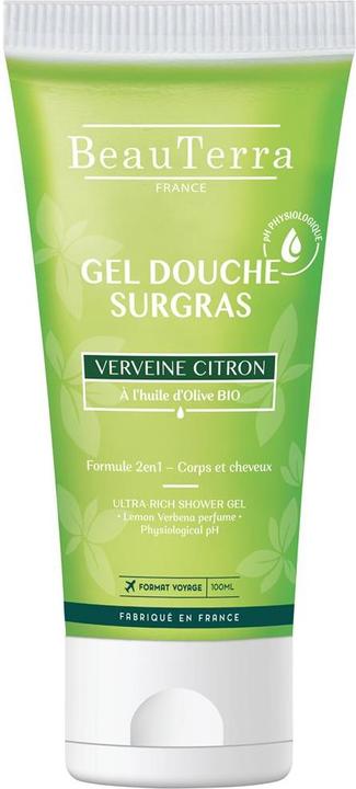Image du produit BeauTerra gel douche riche verveine citronnée Fl 100 ml (100 ml)