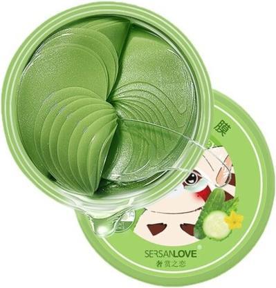 Sersanlove Eye Gel Mask Hydrogel Eye Patches Cucumber 60Pcs.