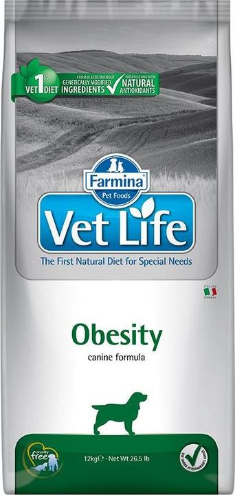 Image du produit Farmina vet life obesity - 12 kg nutukusių šunų ėdalas (Adulte, 1 pcs, 12000 g)