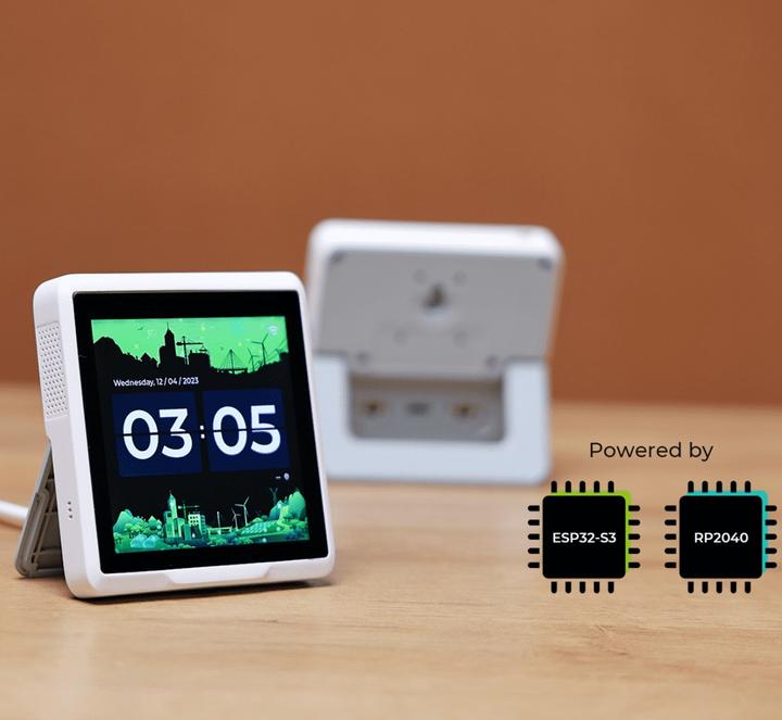 Produktbild Seeed Studio SenseCAP Indicator D1Pro 4inch IoT Wifi Touch Display mit Lora und CO2 Sensor