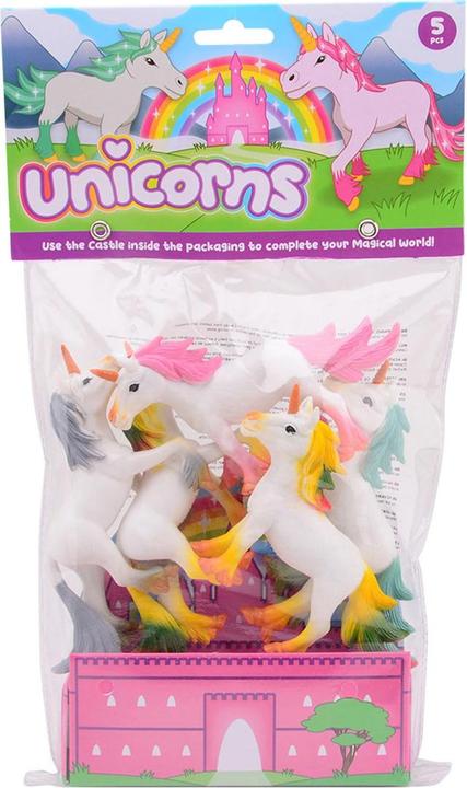 Produktbild Johntoy Einhorn Spielfiguren, 5tlg.