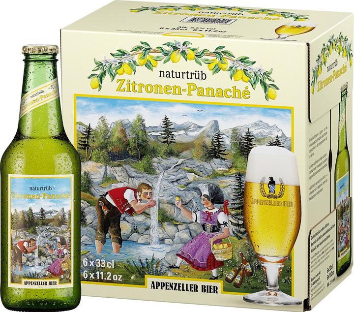 Actual product image Appenzeller Bier Panaché (6 x 33 cl)