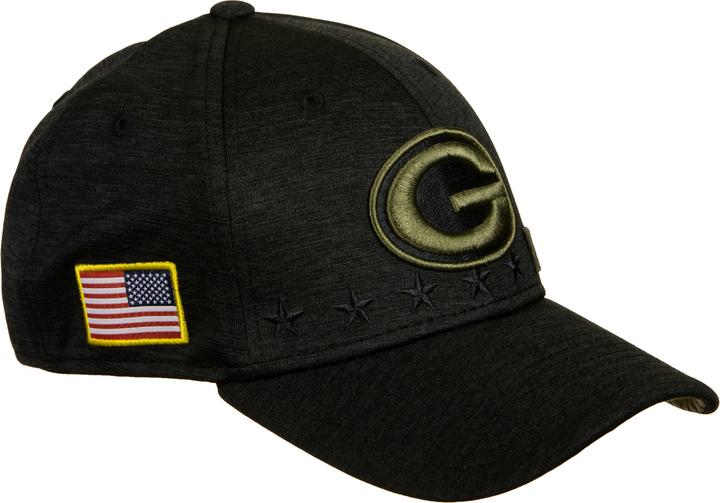 Actual product image New Era 39Thirty NFL Salute to Service Green Bay Packers Cap (S, M)