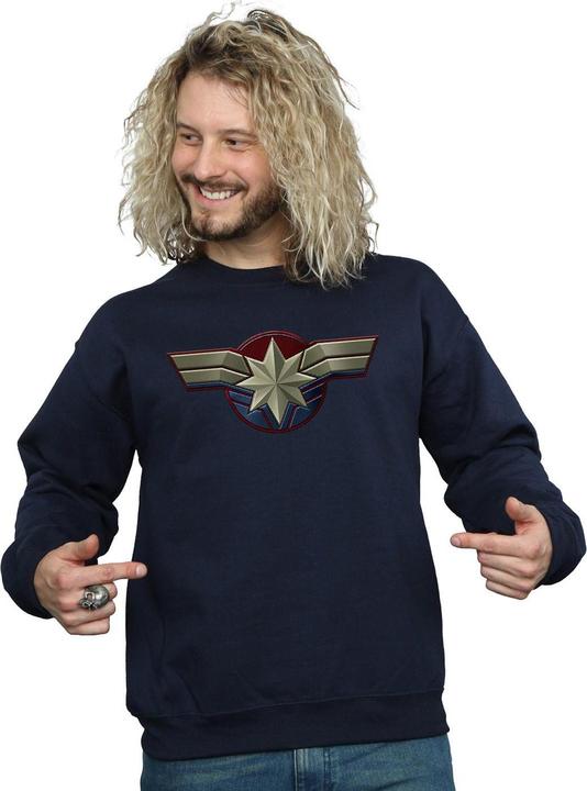 Actual product image Mens Captain Chest Emblem Sweatshirt (L)