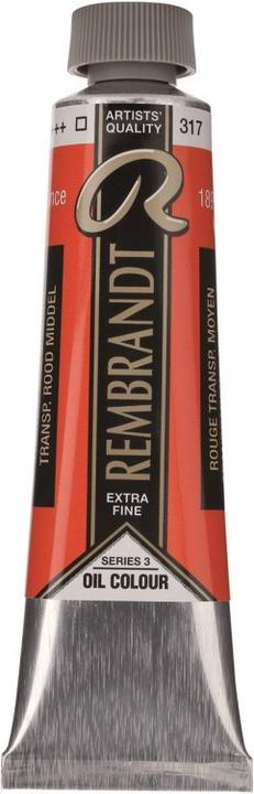 Rembrandt OIL PAINT T9 317 (Transparent red Medium, 40 ml)