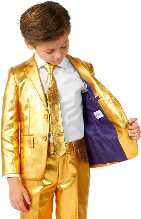 Actual product image OppoSuits Boys Groovy Gold suit for children (98, 104)