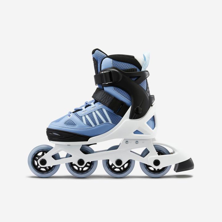 Oxelo Fit 5 Jr Kids' Inline Fitness Skates - Blue/White (40)
