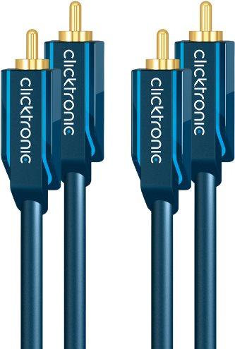 Actual product image clicktronic Stereo audio cable (2 m, Cinch)