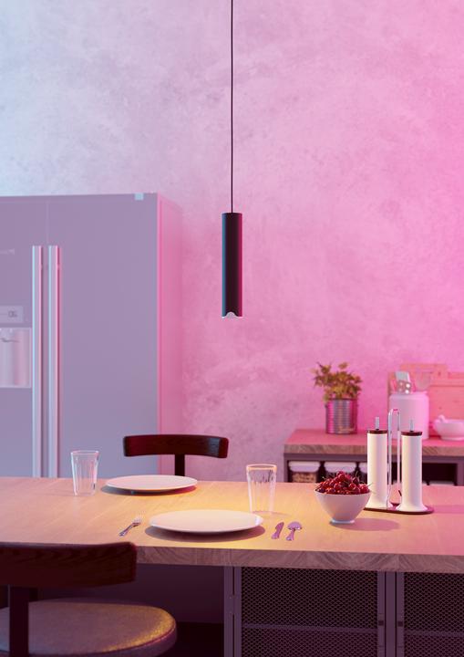 Image du produit EGLO Balamorta-Z Pendant Light - Black Ø5.5 - RGB + TW - Zigbee, Bluetooth (500 lm)