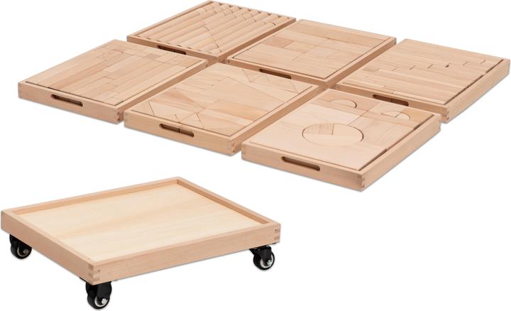 Image du produit Betzold Chariot de construction avec 6 compartiments