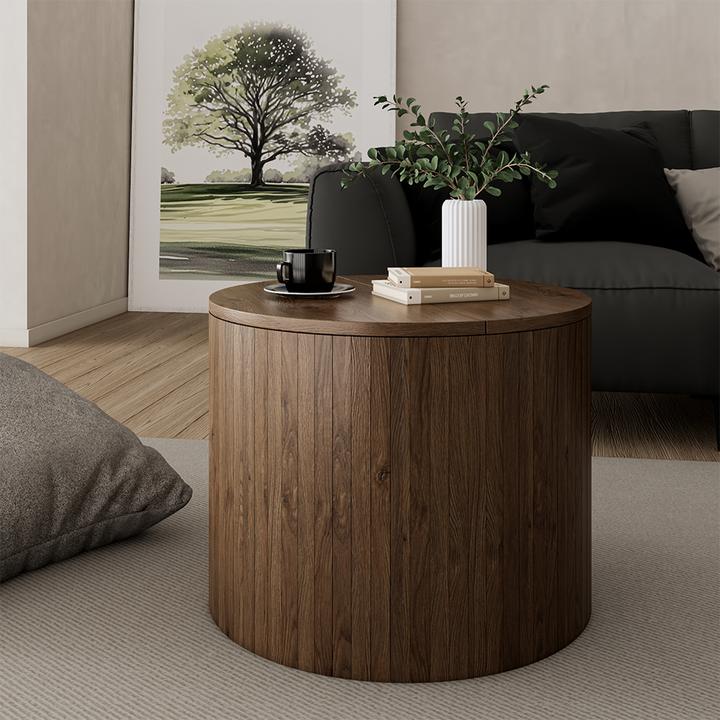 Produktbild Vichy Couchtisch Tavilo, Walnuss, 48 x 48 cm (48 x 38 x 48 cm)