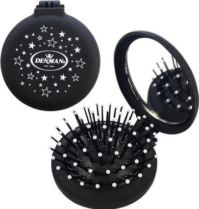 Produktbild Denman D7 Popper Brush Black Soft Touch Shell