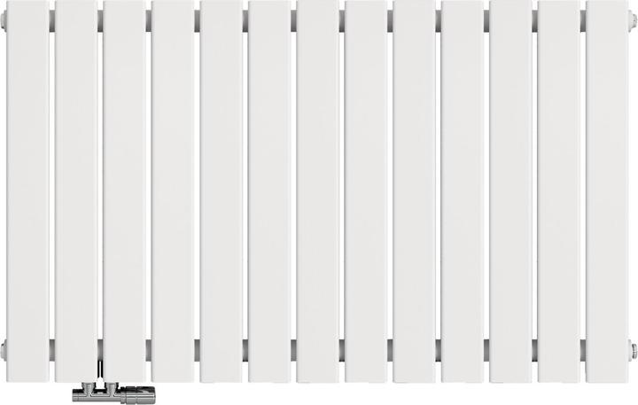 Produktbild Emke Heizkörper, Flachheizkörper mit Zentralanschluss, Weiss 63x100cm 730W Einlagig (730 W)