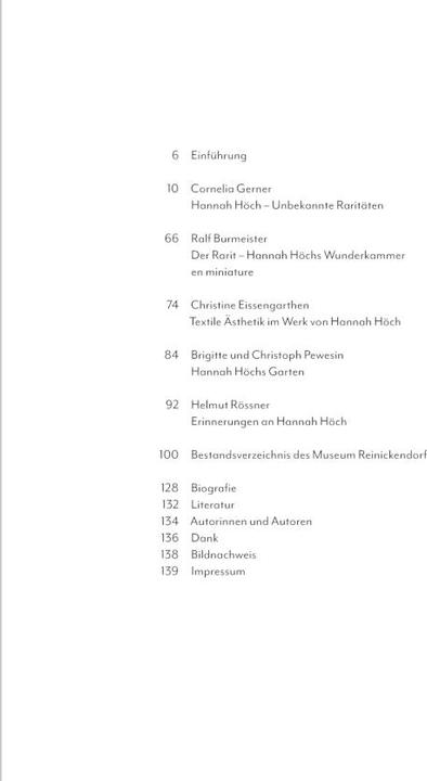 Image du produit Hannah Höch (Allemand, Brigitte et Christoph Pewesin, Kerstin Riedel, Ralf Burmeister, Cornelia Gerner, Cornelia Gerner pour le musée de Reinickendorf, Helmut Rössner, Christine Eissengarthen, 2023)