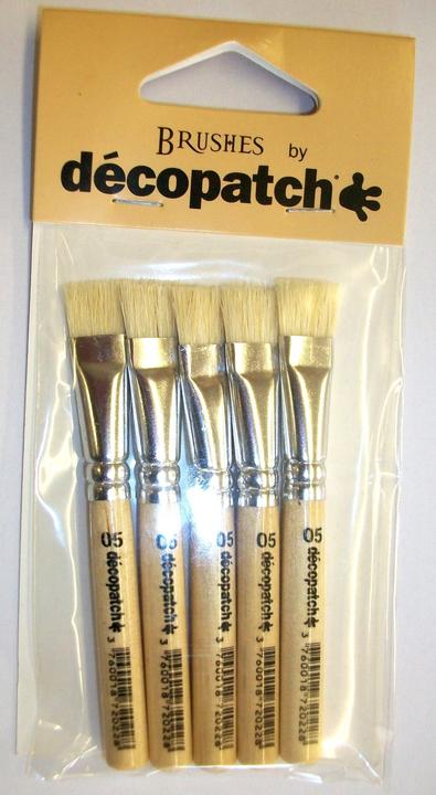 Actual product image Décopatch Brush Silk 5 (10 mm)