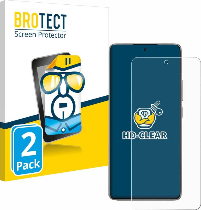 Actual product image BROTECT Screen Protector Clear (2 Piece, Xiaomi 14T Pro)