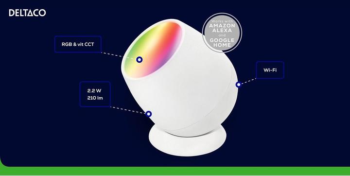 Image du produit Deltaco SH-LA01 (210 lm)