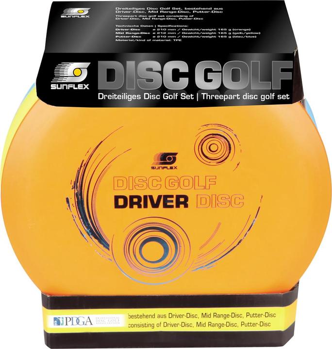 Produktbild Sunflex Wurfscheiben-Set Disc Golf