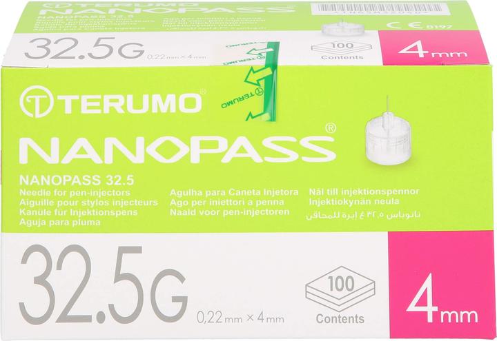 Actual product image Terumo Pen Nad Nanop 32.5G 0.22x4mm 100