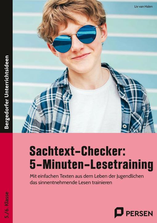 Actual product image Sachtext-Checker: 5-Minuten-Lesetraining (German, Liv van Halen, 2023)