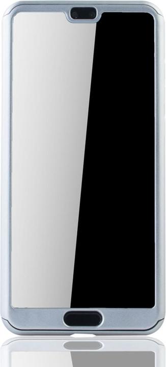 Produktbild König Design Hülle Handy Schutz für Huawei P20 Pro Full Case Cover Displayschutz Etuis Silber (Huawei P20 Pro)