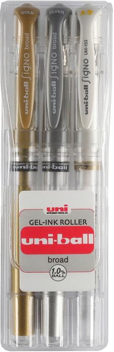Immagine prodotto Uni-ball Signo largo (Multicolore, 3 x)