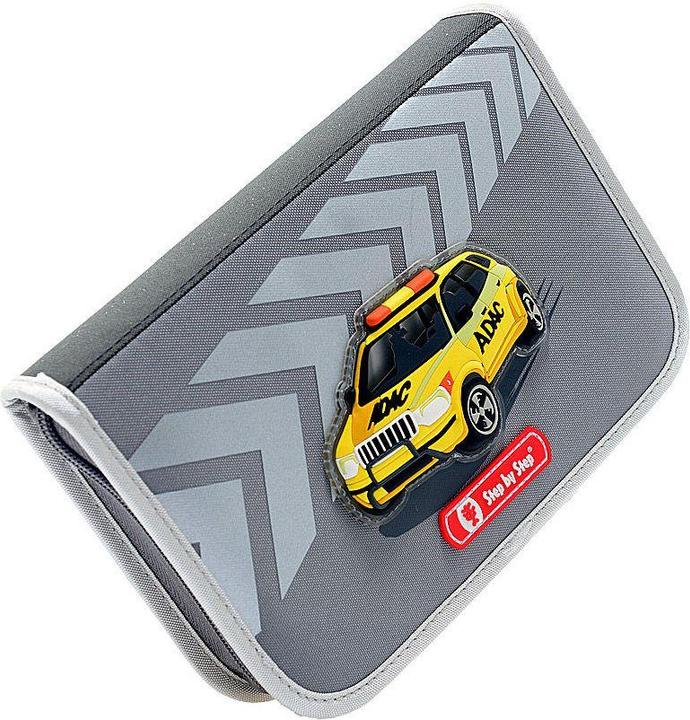 Step by Step 3D Adac pencil case with accessories in gray