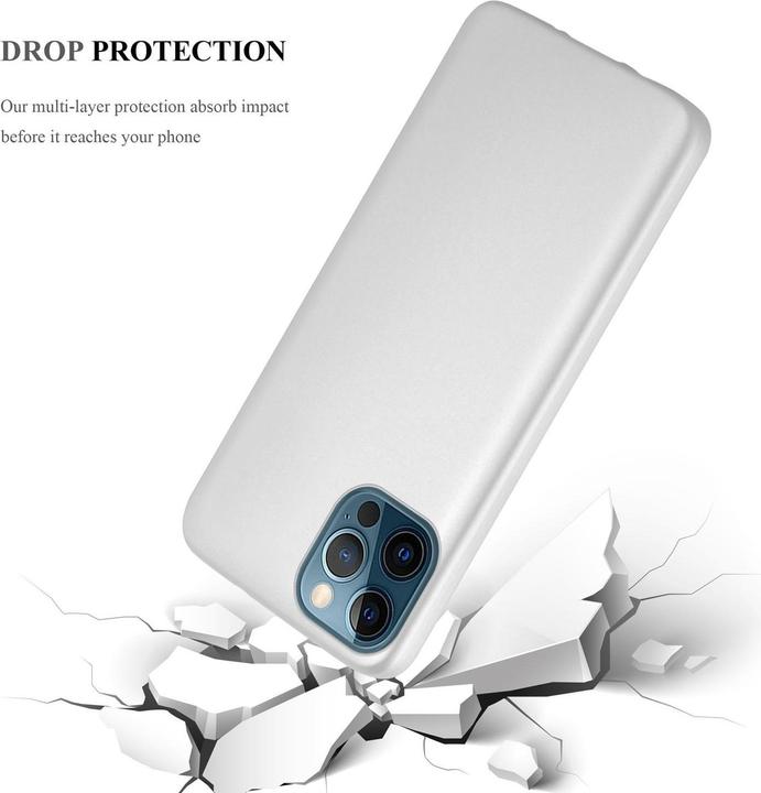 Actual product image Cadorabo TPU Matt Metallic Cover (Apple iPhone 12 Pro Max)