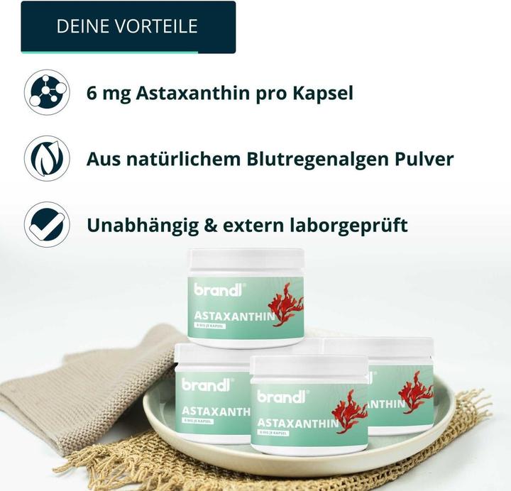 Actual product image Brandl Astaxanthin (1 Piece, Capsules, 40 g)