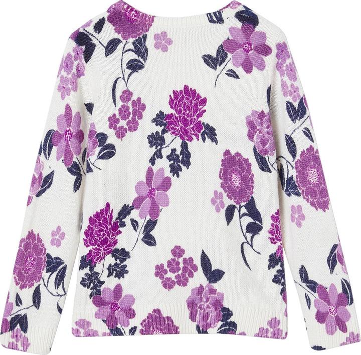 Image du produit Vertbaudet Pull fille à fleurs (86)