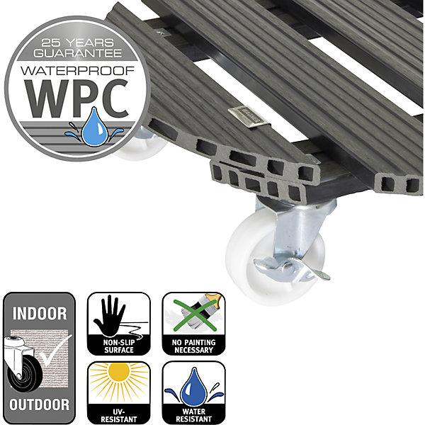 Productafbeelding Wagner System Wagner WPC plantenrol 50 cm antraciet