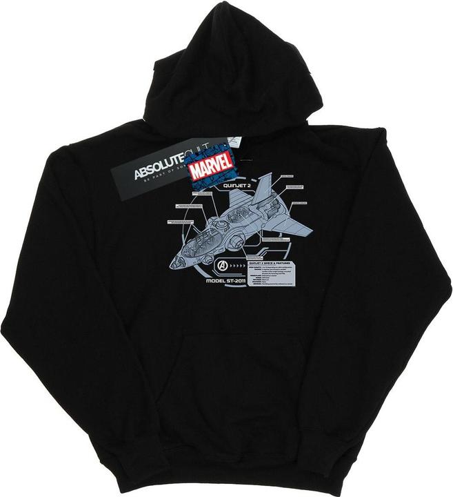 The Avengers Quinjet Breakdown Kapuzenpullover Jungen