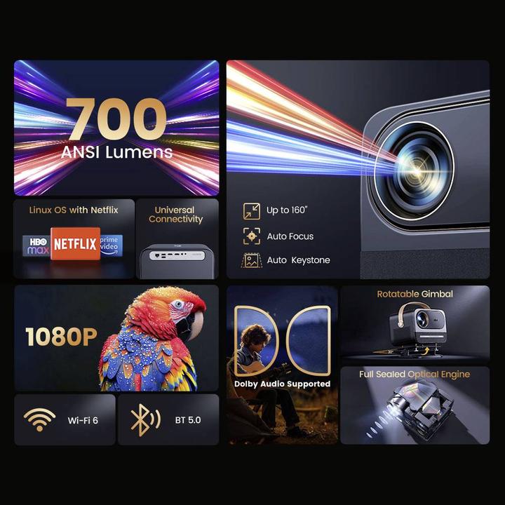 Produktbild Yaber U12 projector (Full HD, 700 lm)