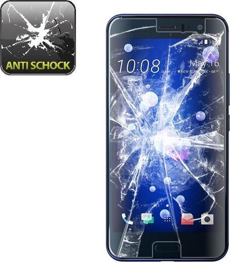 Actual product image Protectorking 2x Panzerfolie Anti-Shock HD Klar (2 Piece, HTC U11)
