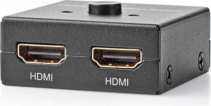 Actual product image Nedis HDMI T Switch 3-Port Port(s) 1x HDMIT Input / 2X HDMIT Input 1x HDMIT Output / 2X HDMIT