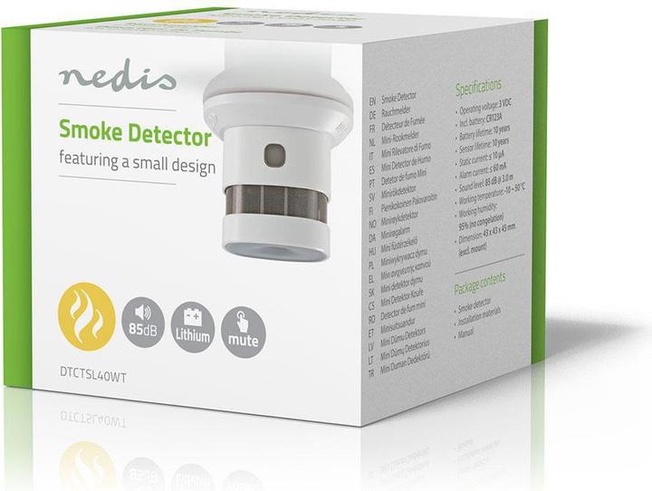 Produktbild Nedis Rauchmelder | Batteriebetrieben | Batterie Lebensdauer bis