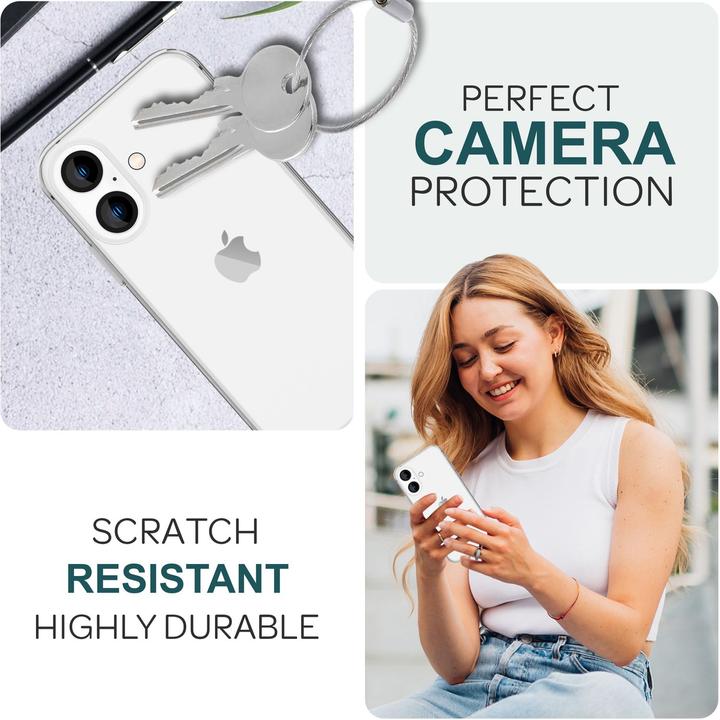 Actual product image Nalia 2x camera protection glass (2 Piece, Apple iPhone 16)