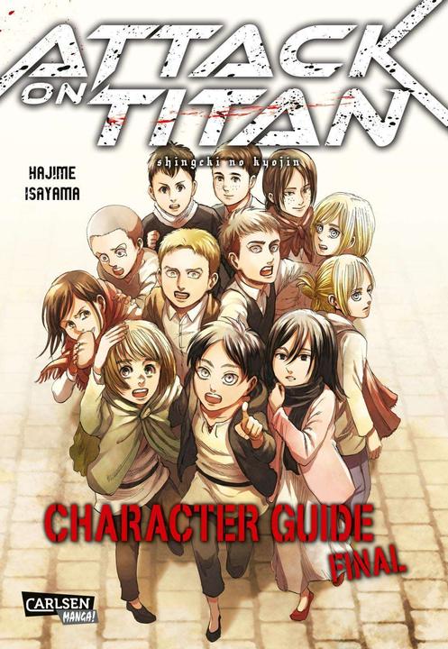 Produktbild Attack on Titan: Character Guide Final (Deutsch, Hajime Isayama, 2022)