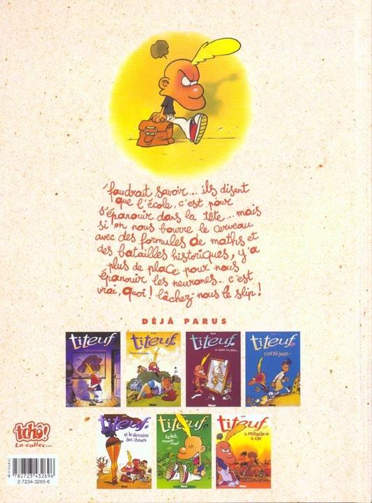 Immagine prodotto Titeuf tome 8 lachez moi le slip (Francese, Zip, 2000)
