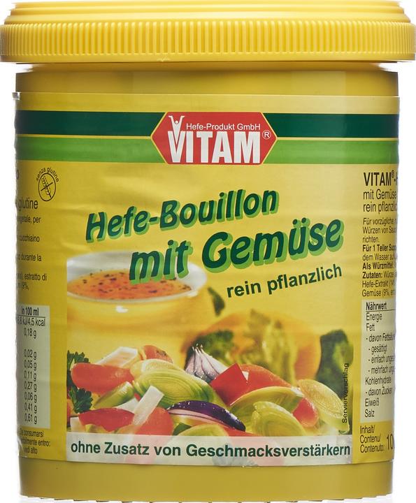 Image du produit Vitam bouillon levure avec légumes sans gluten pâte (1520.77 ml)