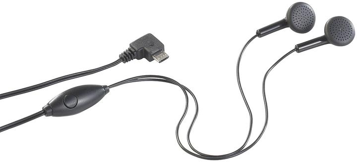 Actual product image Simvalley Stereo headset for cell phones with micro USB connector (Cable)