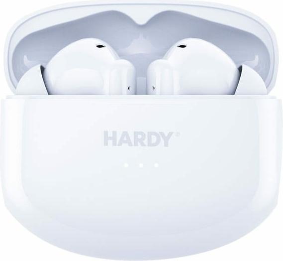 Actual product image 3MK Hardy LifePods Pro słcuhawki bezprzewodowe Bluetooth 5.3 ANC białe/white (ANC, 6.50 h, Wireless)