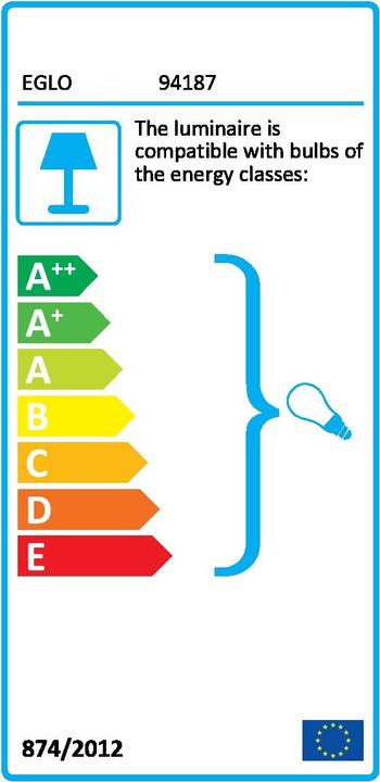 Energy Label EGLO Tarbes (E27)