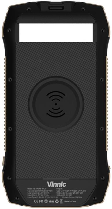 Produktbild Vinnic Solar Powerbank (20000 mAh, 20 W, 74 Wh)