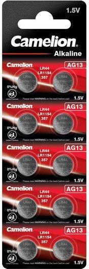 Actual product image Camelion LR1154 Alkaline - 10 button cells (10 pcs., LR44, 158 mAh)