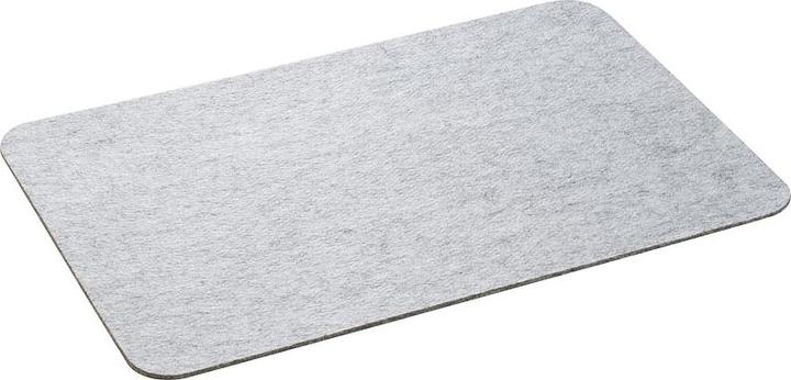 Produktbild Rosenstein & Söhne 12er-Set Abwaschbare Filz-Tischmatten, hellgrau, 45 x 30 cm (12 x, 45 x 30 x 0.3 cm)