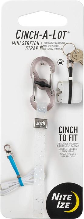 Produktbild Nite Ize Cinch-A-Lot™ Mini Stretch Strap White Sparkle