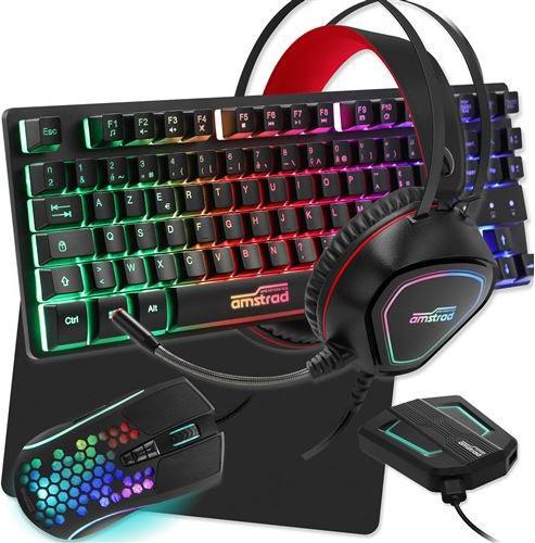 Amstrad Pro Gamer Legends 6-teiliges Paket für PC/PS4/XBOX ONE/SWITCH-Kompatibilität. (DE, Kabelgebunden)